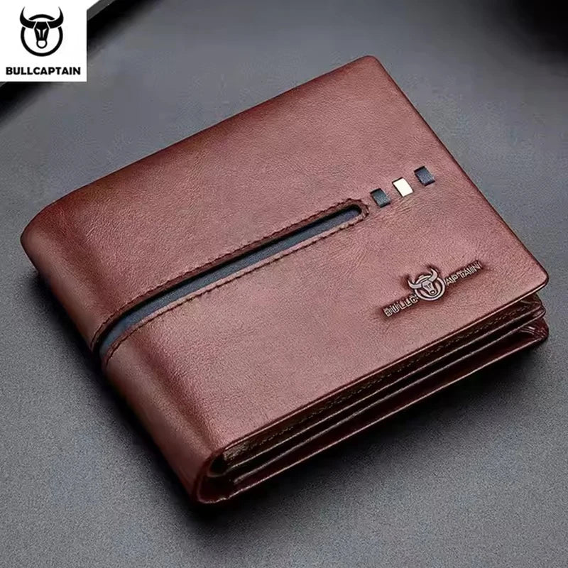Brown Premium Leather Wallet Gift for Dad