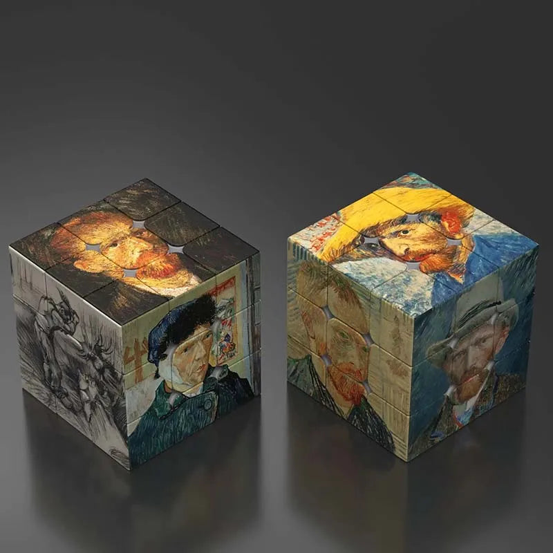 Rubix Cube Da Vinci Puzzle Gift for Dad