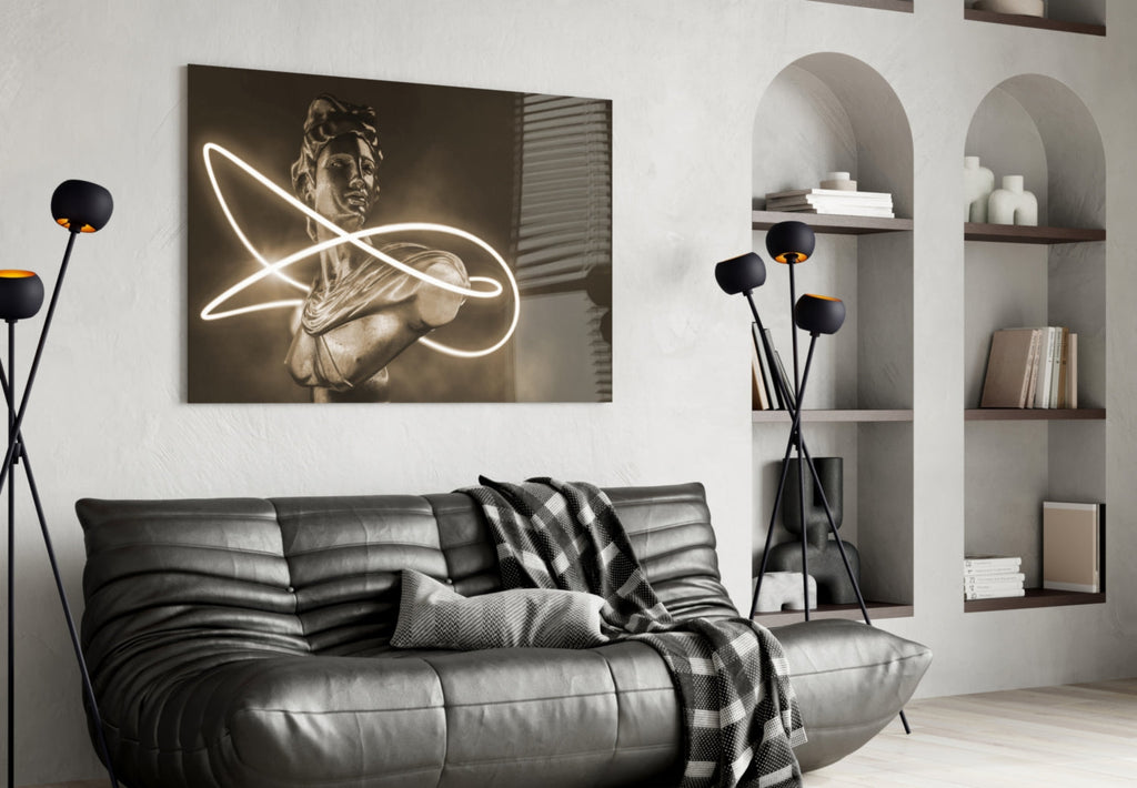 Abstract Art Glass Wall Art