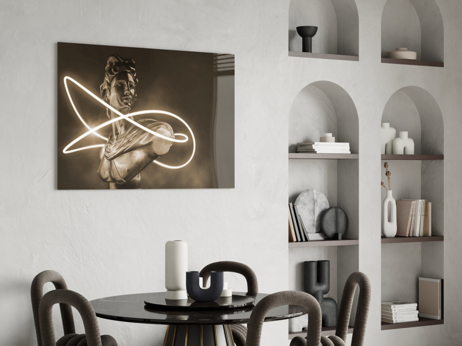 Abstract Art Glass Wall Art