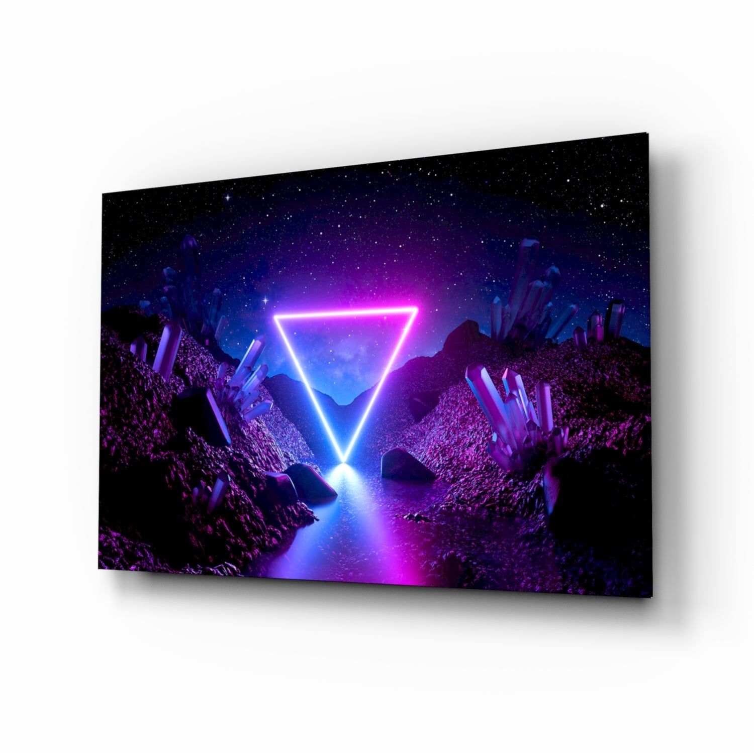 Abstract Art Glass Wall Art